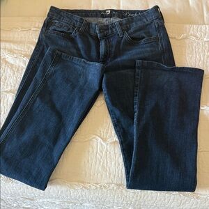 Seven for all mankind Dark Blue Straight Leg Jeans